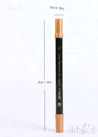 Dr Gusto Segno Маркер писалка Флумастер със сладкарска боя хранителен за надпис върху фондан украса, снимка 12 - Други - 37241633