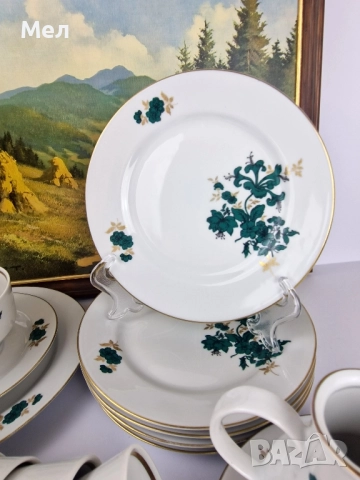 Сервиз за кафе ГДР, снимка 3 - Сервизи - 51119409