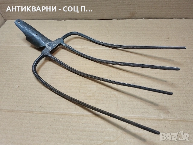 Стара Кована Вила За Сено / НОМЕР 625., снимка 4 - Антикварни и старинни предмети - 53275242