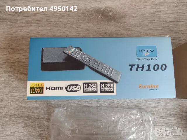 чисто нов Tv box TH100, снимка 4 - Приемници и антени - 56088052