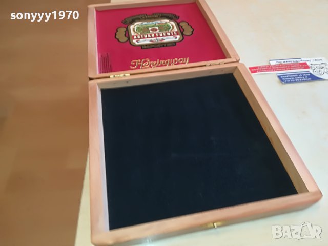 поръчана-HEMINGWAY-ARTURO FUENTE-DOMINICAN-КУТИЯ ОТ ПУРИ 1903231300, снимка 3 - Антикварни и старинни предмети - 40056676
