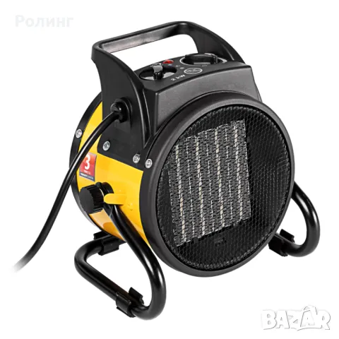 Калорифер Denzel, с керамичен нагревател, DHC 2-100, 230V, 0,025/1/2 kW/964297