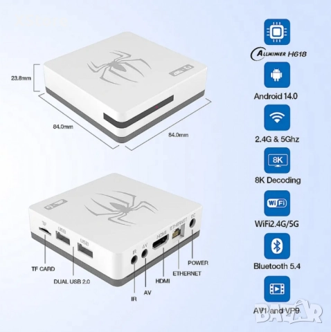 Игрова конзола G7 Universal Edition Android Gaming TV Box, снимка 2 - Други игри и конзоли - 52461318