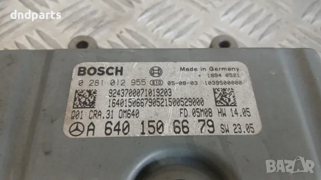 Компютър Mercedes B200 CDI W245 2005 A6401506679 0281012955 Mercedes-Benz B-Class W245 (2005-2011), снимка 2 - Части - 55850481