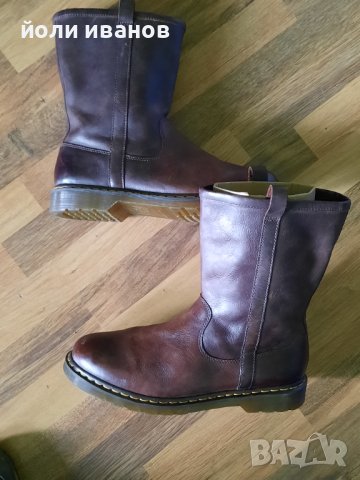 DR. MARTENS-ботуши кожени,шити 47 номер, снимка 13 - Маратонки - 44447951