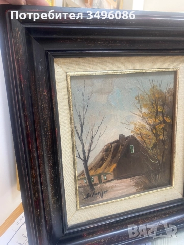 Стара немска картина, снимка 12 - Картини - 51762939