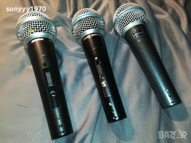 shure profi microphone-жичен микрофон 175лв за 1бр 2304230846, снимка 3 - Микрофони - 40454104