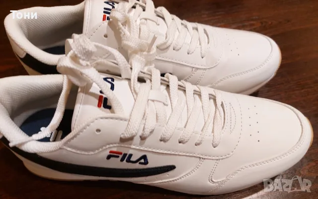 FILA Оригинал Нови Мъжки Кожени Маратонки 45, снимка 14 - Маратонки - 56121701