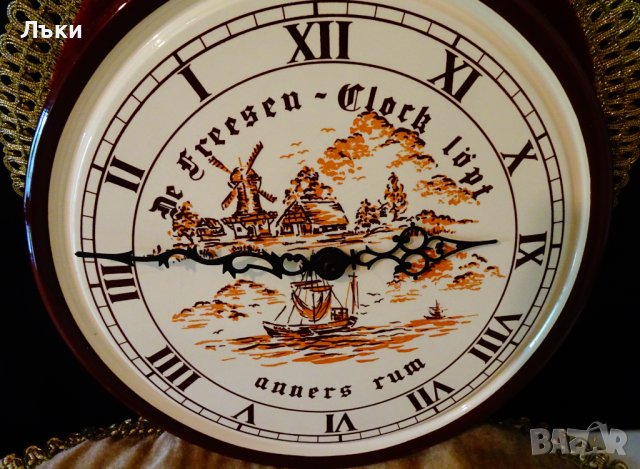Порцеланов стенен часовник Schatz,обратно броене. , снимка 2 - Антикварни и старинни предмети - 41865383