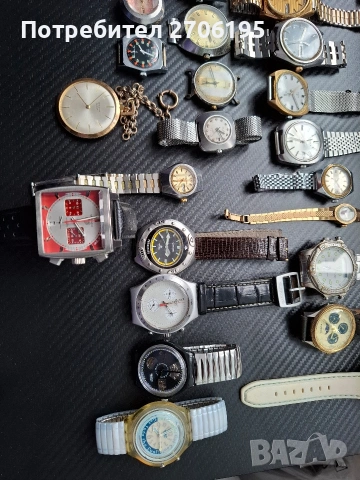 Лот от часовници - механични и кварцови , снимка 9 - Мъжки - 53192022