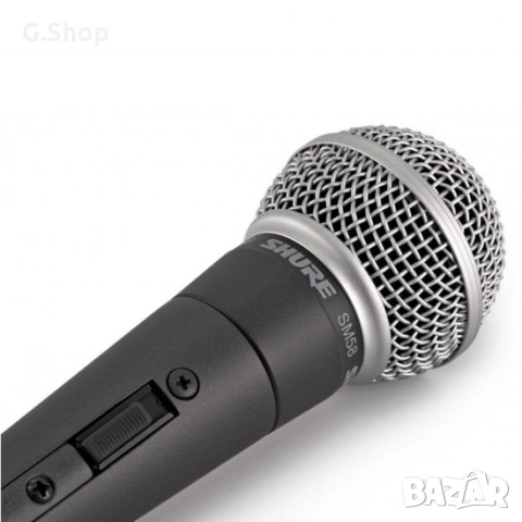 Shure SM58SE Вокален динамичен микрофон, снимка 2 - Микрофони - 53708270