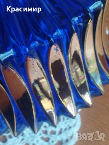 Walther Glas 2 вази от кобалтово синьо пресовано стъкло  70-те години , снимка 10 - Антикварни и старинни предмети - 48235893