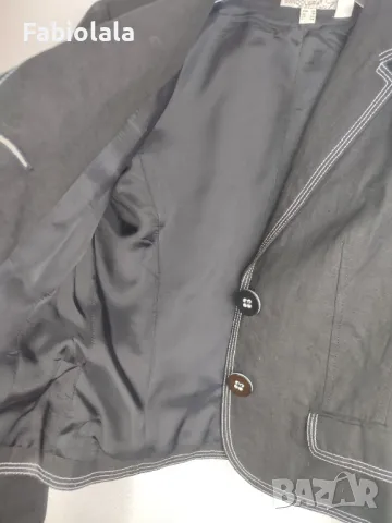 Bandolera linen blazer M, снимка 7 - Якета - 48890204