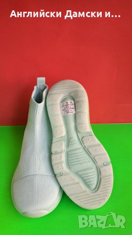 Английски дамски кецове тип чорап-RIVER ISLAND, снимка 6 - Кецове - 40269328