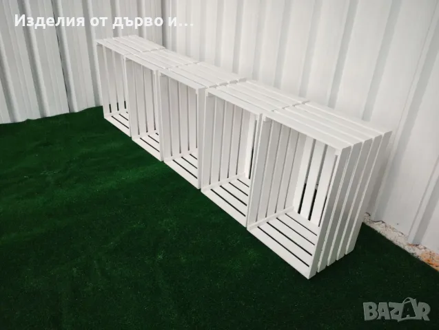 дървени щайги декоративни касетки , снимка 6 - Декорация за дома - 49213307