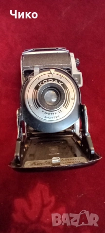 Стар английски мехов фотоапарат "Кодак", снимка 2 - Антикварни и старинни предмети - 53713151