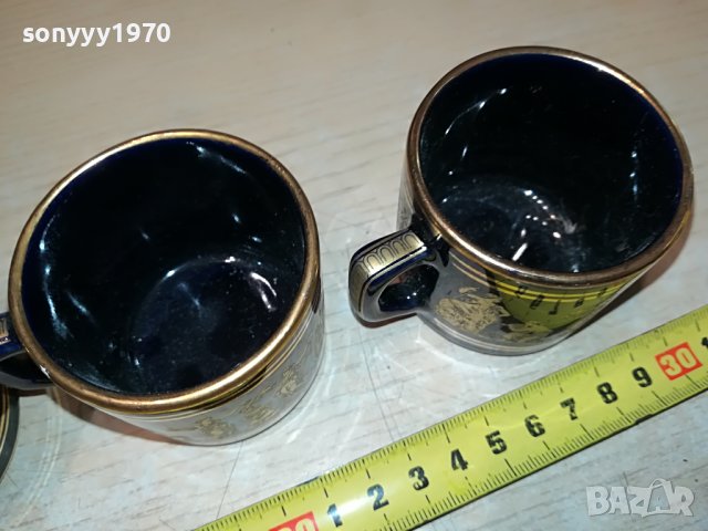 neofitou-hand made 24k gold-made in greece 4бр чашки за кафе 0206231626, снимка 7 - Колекции - 40917512