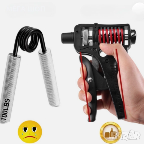 Уред за тренировка на ръце и предмишници Hand-Muscle Developer, снимка 4 - Фитнес уреди - 52706094