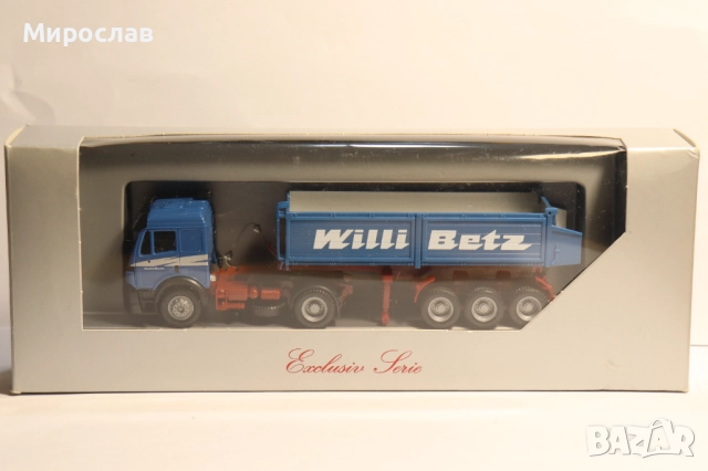 HERPA 1:87 H0 MERCEDES WILLI BETZ ГОНДОЛА САМОСВАЛ КАМИОН