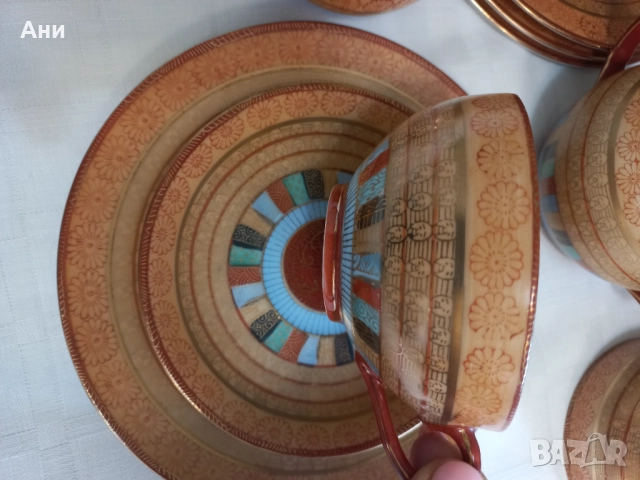 Японски сервиз за чай 1000 буда, снимка 6 - Сервизи - 52134018