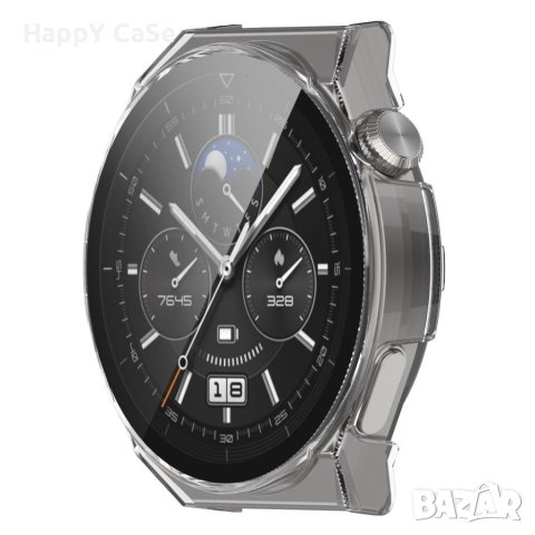 Huawei Watch GT3 / GT3 Pro / GT Runner / Твърд удароустойчив кейс с протектор, снимка 3 - Смарт гривни - 41046342