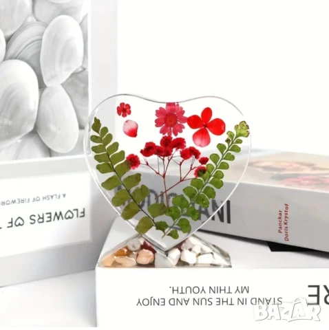 Молд сърце с поставка 