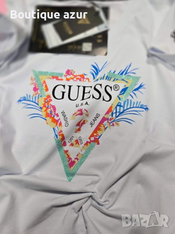 висококачествени памучни тениски guess , снимка 2 - Тениски - 44536193