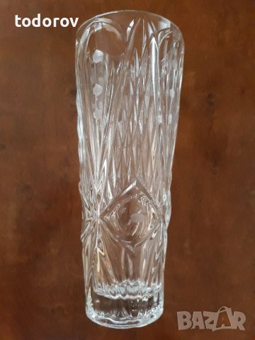 Кристална ваза 28см., снимка 1 - Вази - 40038163