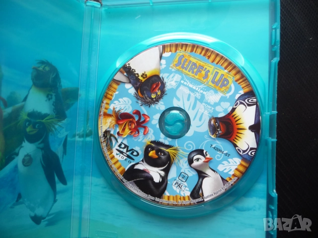 Всички на сърф DVD филм пингвини супер маниашко издание вълната сърфисти, снимка 2 - Анимации - 51938540