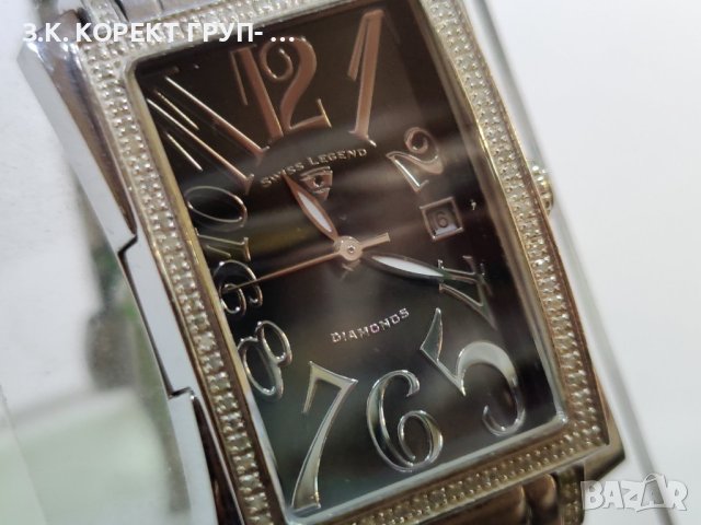 Часовник Swiss Legend Diamonds , снимка 2 - Мъжки - 41336650