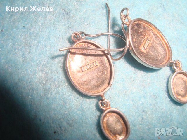 PRIOLI ЕМАЙЛИРАНИ СРЕБЪРНИ МАРКОВИ ОБЕЦИ СРЕБРО 925 БУТИКОВИ АРТ ИЗРАБОТКА 25745, снимка 10 - Обеци - 35736366