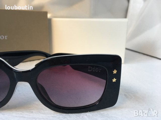 Dior 2023 дамски слънчеви очила правоъгълни 2 цвята, снимка 13 - Слънчеви и диоптрични очила - 41957333