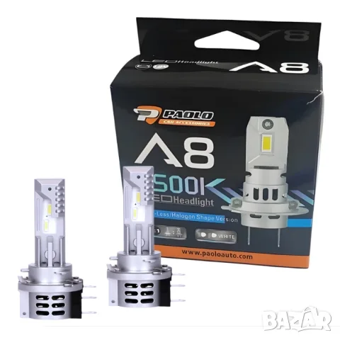 LED крушки A8 H15 36W комплект 2 броя