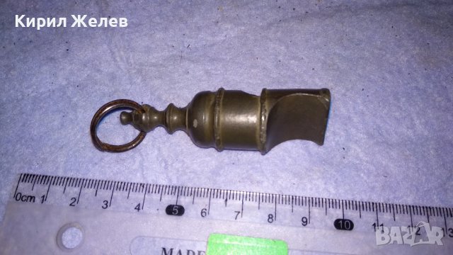 ПРОФЕСИОНАЛНА СТАРИННА ОЛОВНА СПОРТНА СЪДИЙСКА СВИРКА със СЕРИЕН НОМЕР Много РЯДЪК РЕТРО МОДЕЛ 34142, снимка 6 - Антикварни и старинни предмети - 38892429