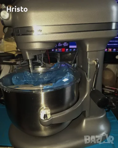 Миксер KitchenAid Heavy Duty 6.9л, снимка 2 - Миксери - 56181173