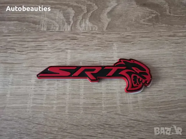 SRT Hellcat червено с черно емблема дясна, снимка 5 - Аксесоари и консумативи - 47977329