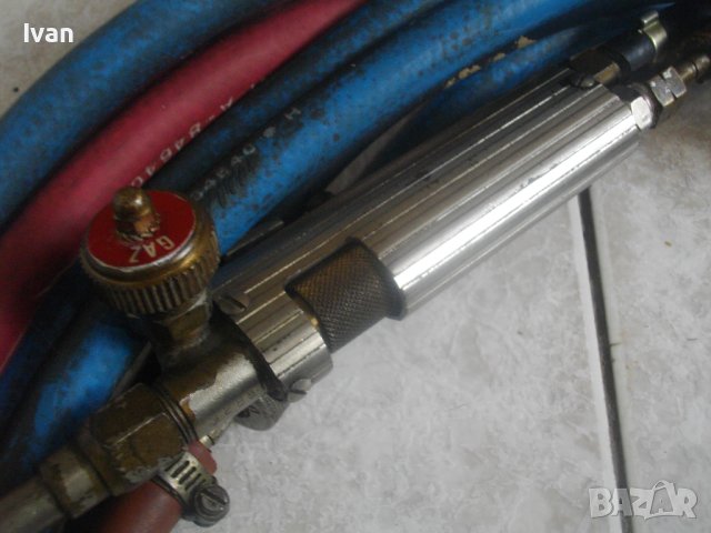 Професионален Френски Резак Оксижен С Маркучи и Профи Редуцир Вентили За Кислород/Ацетилен-OROR, снимка 17 - Други инструменти - 41471920