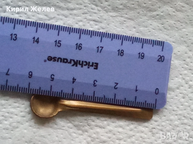 Лъжичка малка 52649, снимка 3 - Антикварни и старинни предмети - 52770378