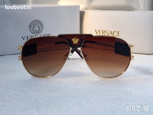 Versace VE2252 мъжки слънчеви очила авиатор унисекс дамски, снимка 9 - Слънчеви и диоптрични очила - 41839831