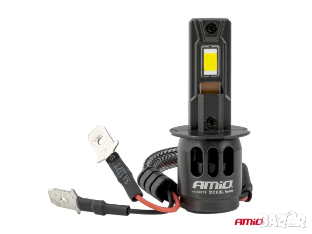 LED крушки AMiO F25 Pro Black H3 6000K 68W 12-24V CANBUS, снимка 2 - Аксесоари и консумативи - 55868731