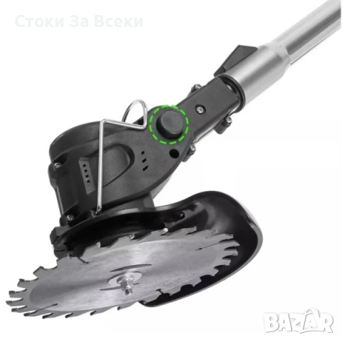 Акумулаторен тример за трева XXL с 2 батерии, снимка 10 - Градинска техника - 53833003