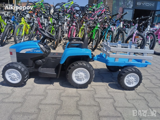 NEBRASKA акумулаторен трактор с ремарке DALLAS син, снимка 4 - Други - 53849226