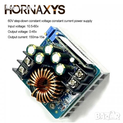 ПРОМОЦИЯ 15А DC-DC 400W понижаващ високоволтов MPPT контролер 400W Step Down  Converter DC 10V-60V  , снимка 2 - Друга електроника - 39545325