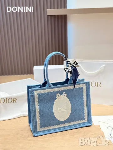 Christian Dior Дамска чанта, кожа, снимка 5 - Чанти - 56316079