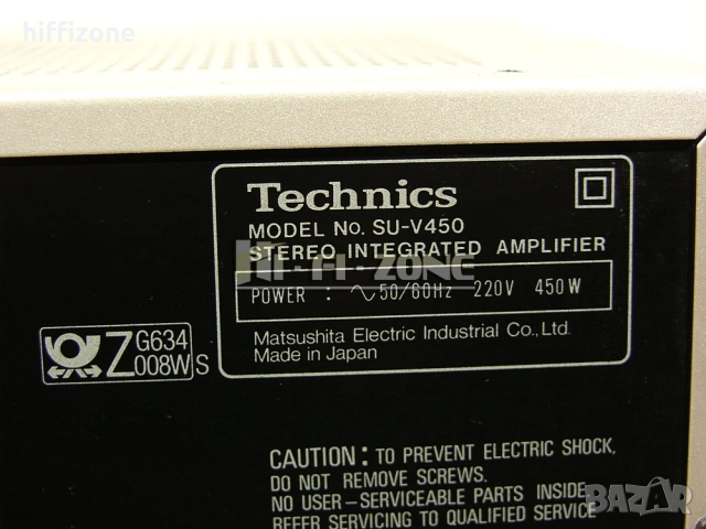 Усилвател   Technics su-v450 /s , снимка 9 - Ресийвъри, усилватели, смесителни пултове - 53656701