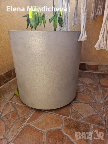 голяма Кашпа саксия за цветя растения на колелца за балкон тераса мобилна лесно преносима