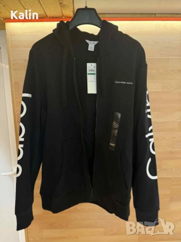 Calvin Klein Jeans Hoodie, снимка 5 - Спортни дрехи, екипи - 53668455