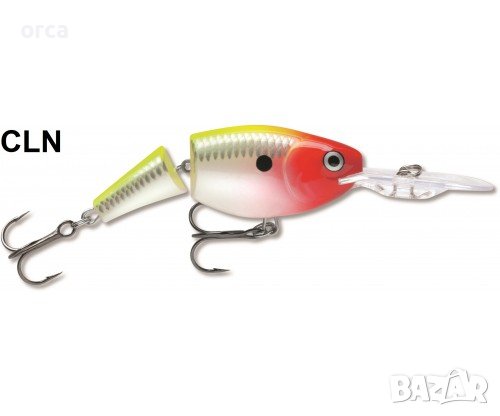 Двуделен воблер Rapala Jointed Shad Rap, снимка 3 - Такъми - 42284581