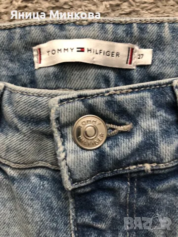Дамски къси дънкови панталони Tommy Hilfiger, снимка 4 - Къси панталони и бермуди - 49333946