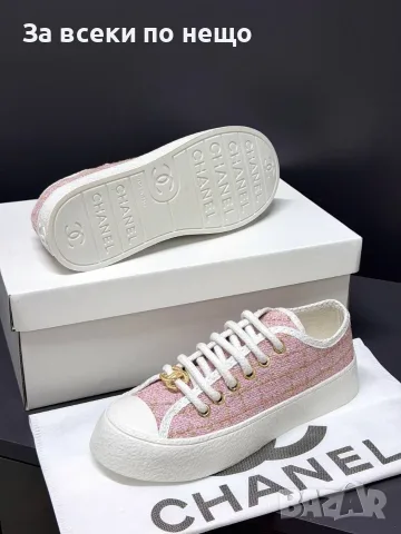 Chanel Дамски Маратонки👟Дамски Спортни Обувки Шанел👟Кецове Код E95, снимка 6 - Кецове - 55795361